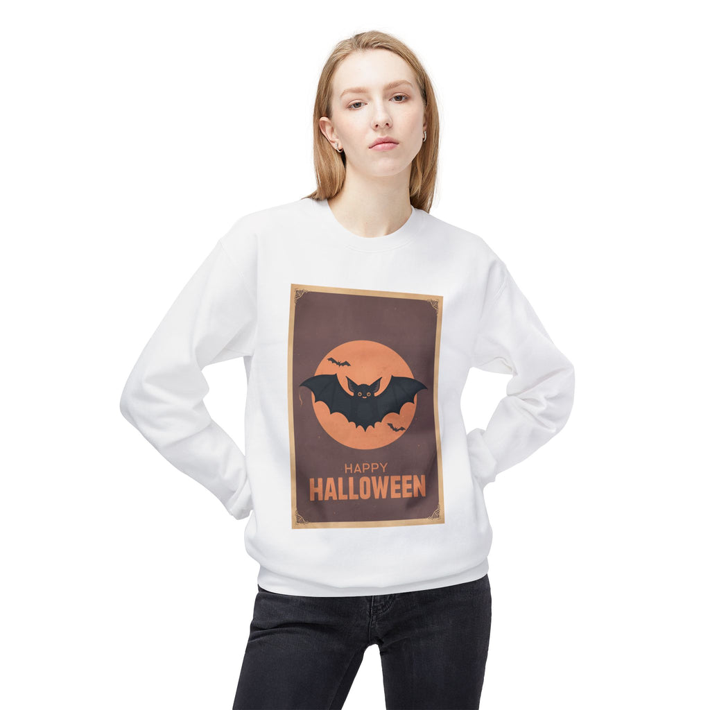 Halloween Bat Sweatshirt, Unisex Crewneck
