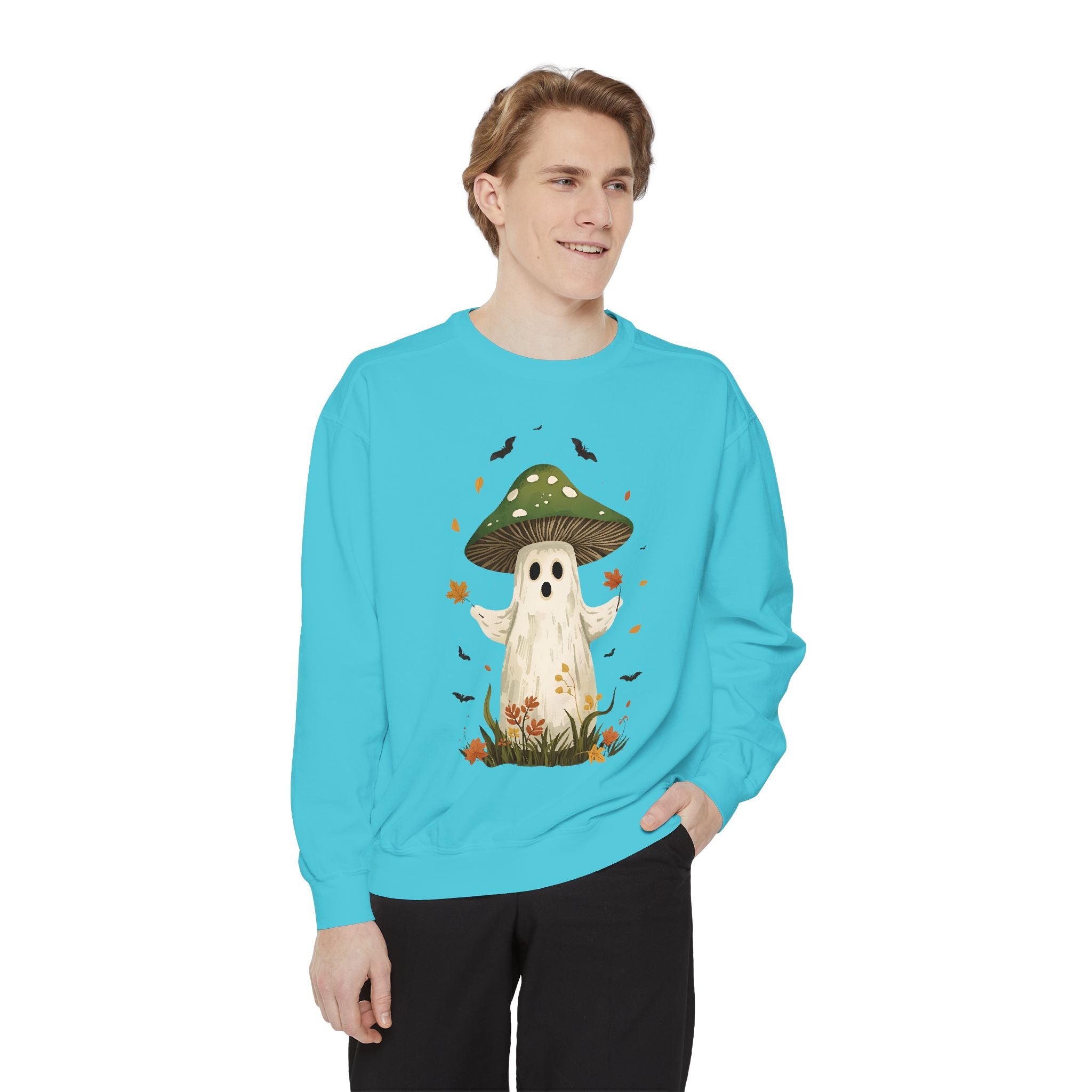 Cute Ghost Mushroom Sweatshirt