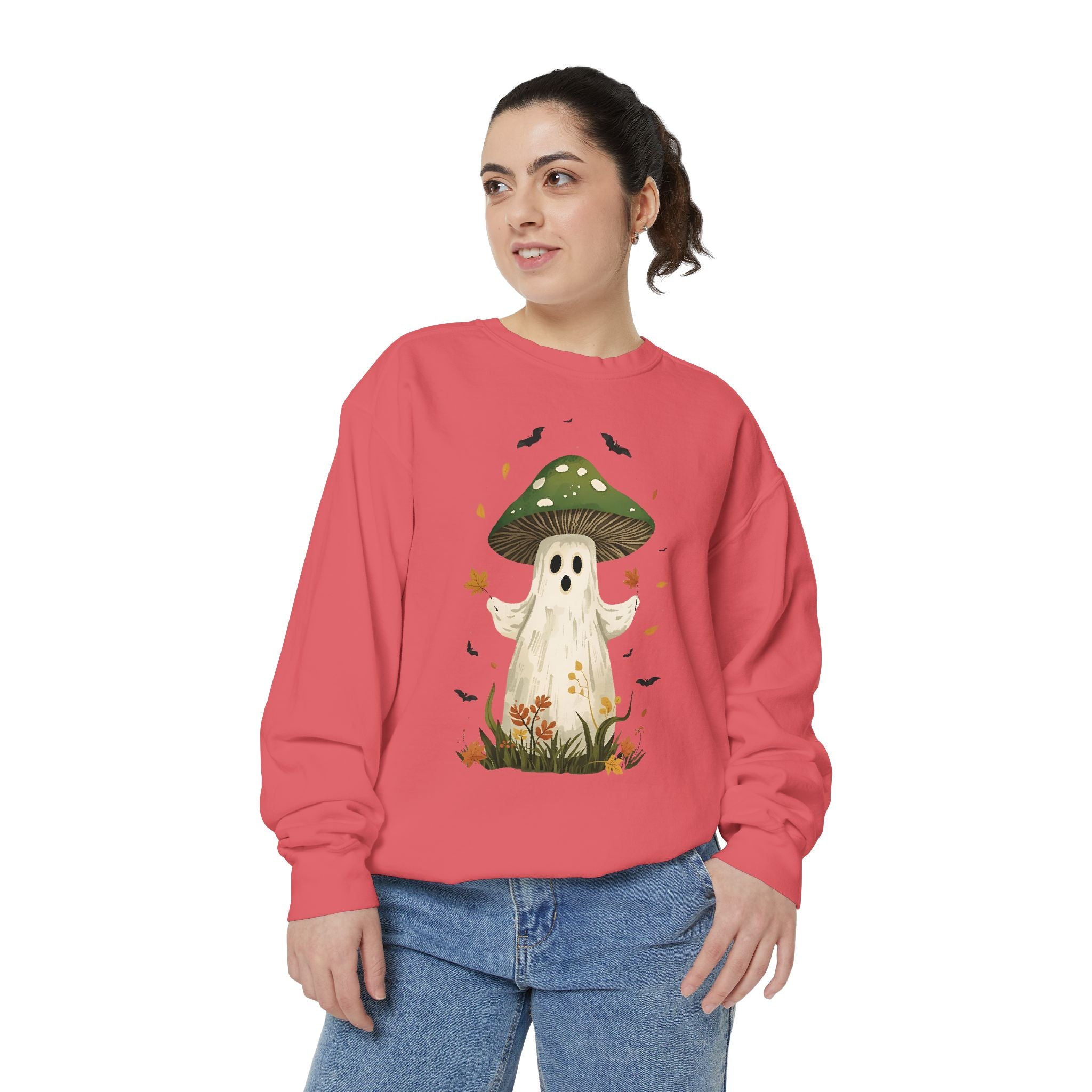 Cute Ghost Mushroom Sweatshirt