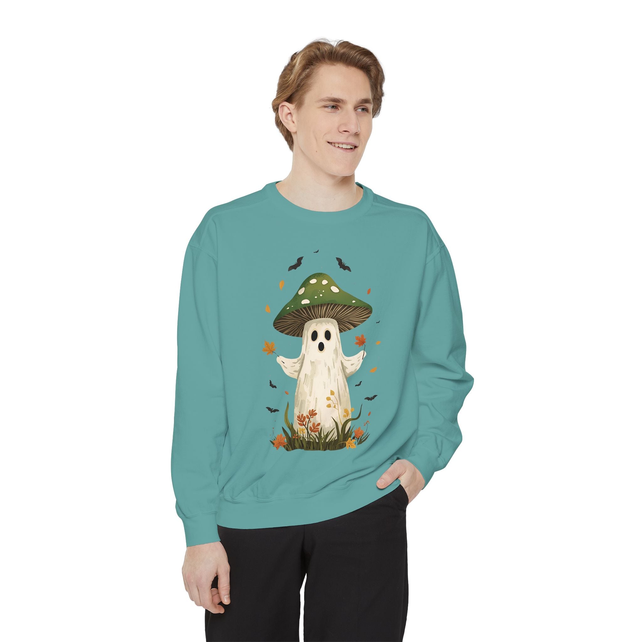 Cute Ghost Mushroom Sweatshirt