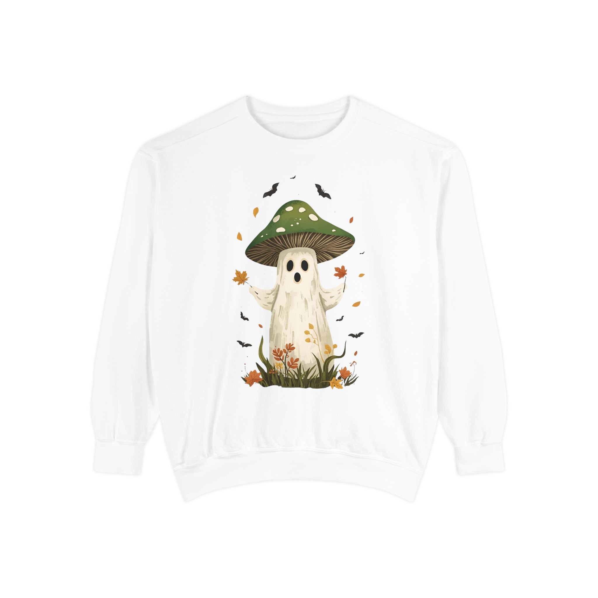 Cute Ghost Mushroom Sweatshirt