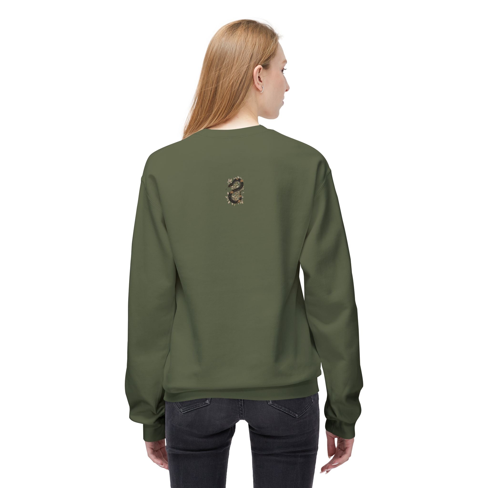 Serpent Bloom Sweatshirt - Cozy Unisex Pullover