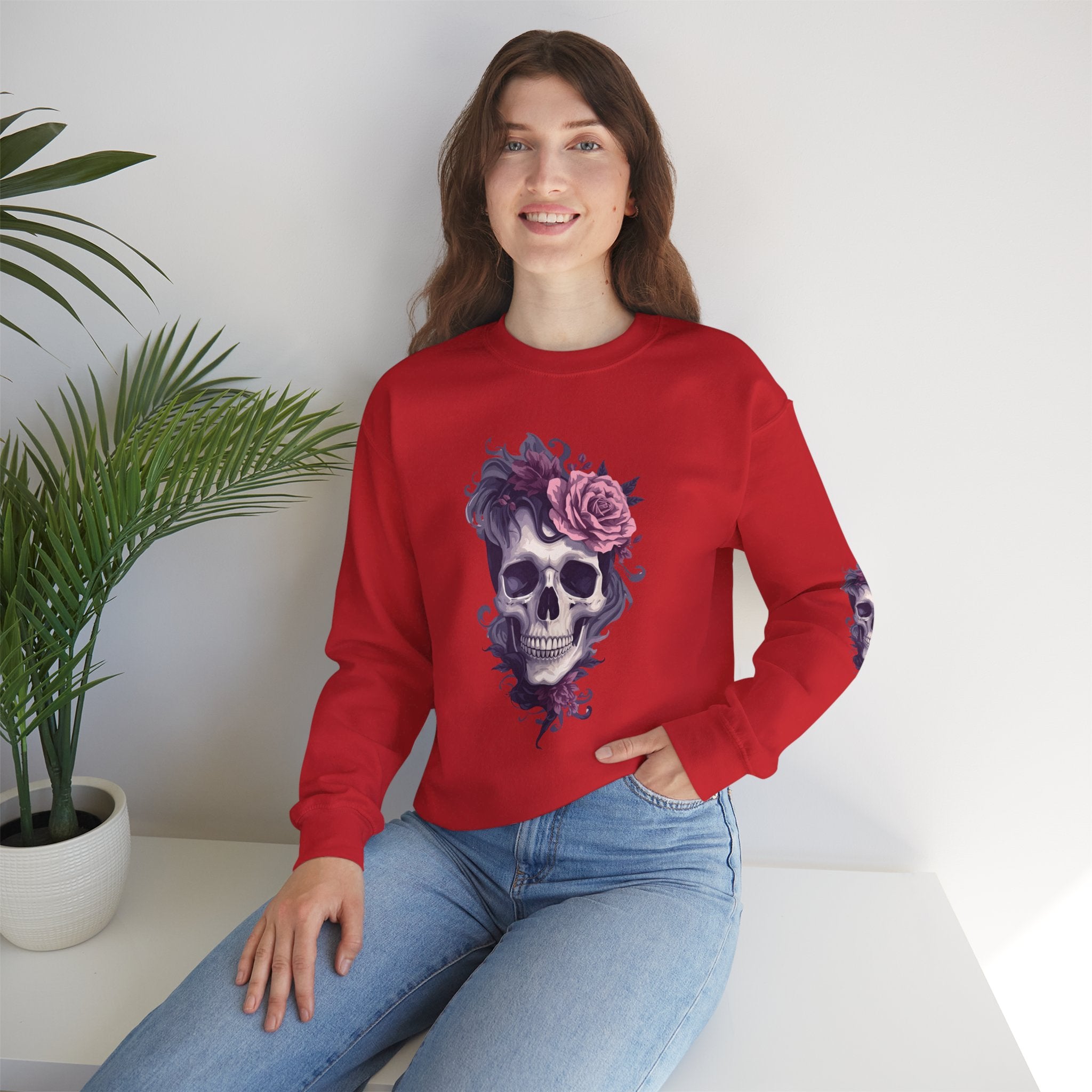 Skull Rose Sweatshirt