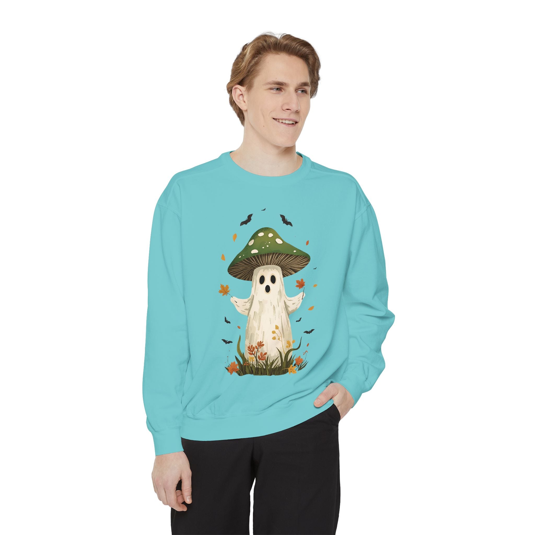 Cute Ghost Mushroom Sweatshirt