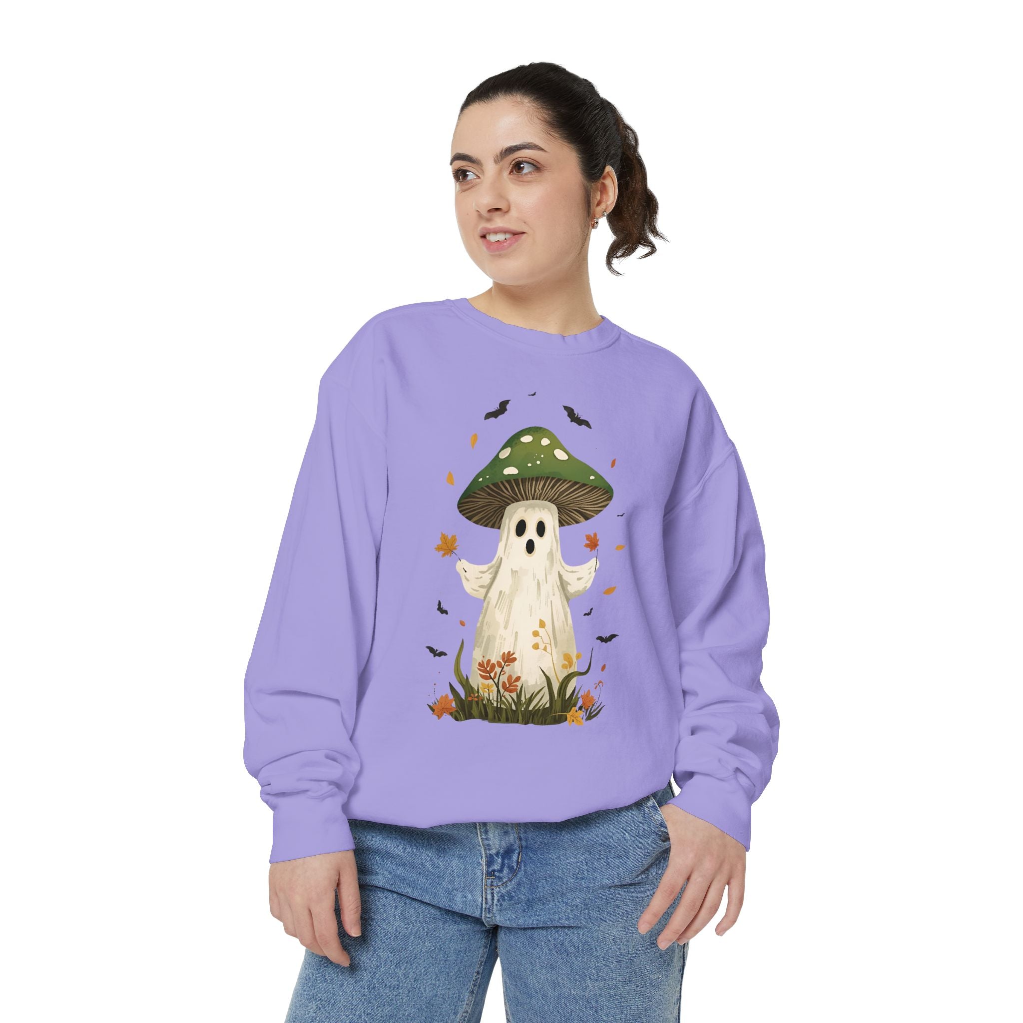 Cute Ghost Mushroom Sweatshirt