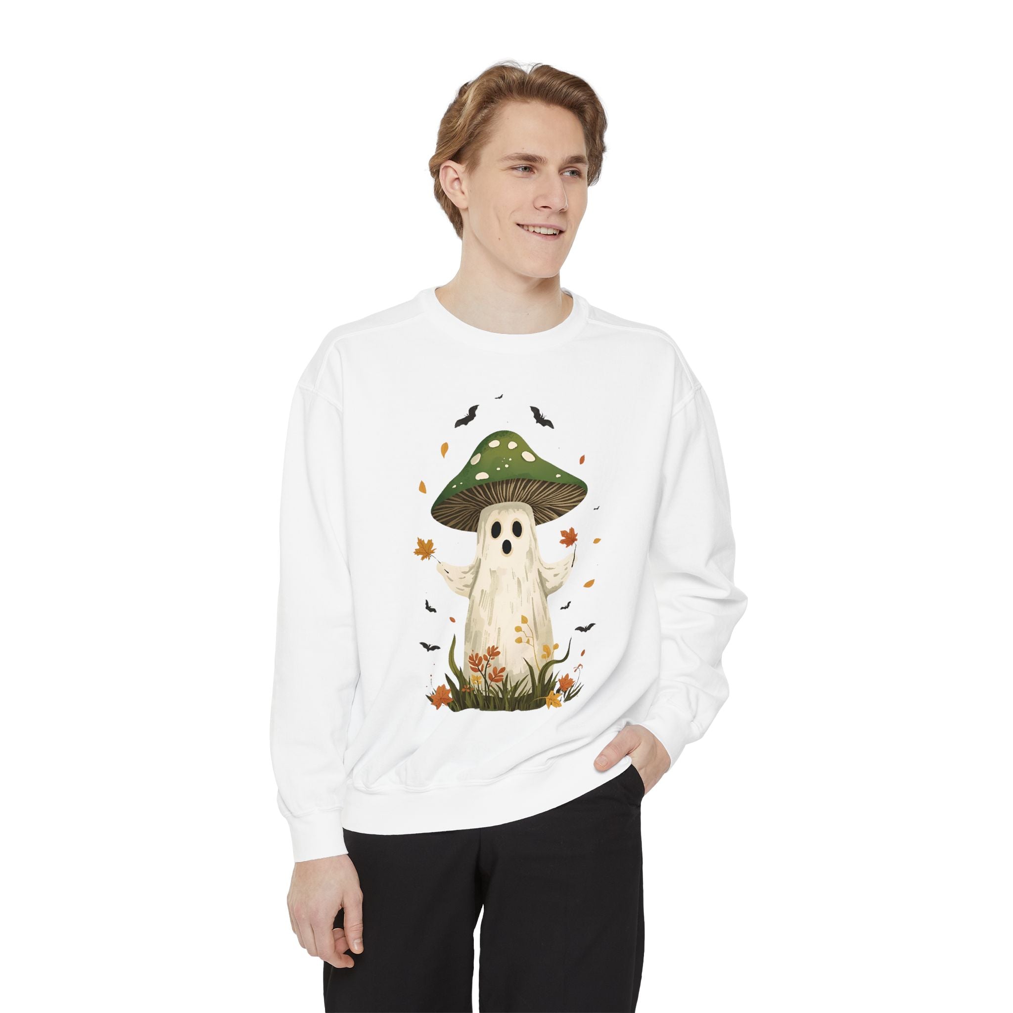 Cute Ghost Mushroom Sweatshirt