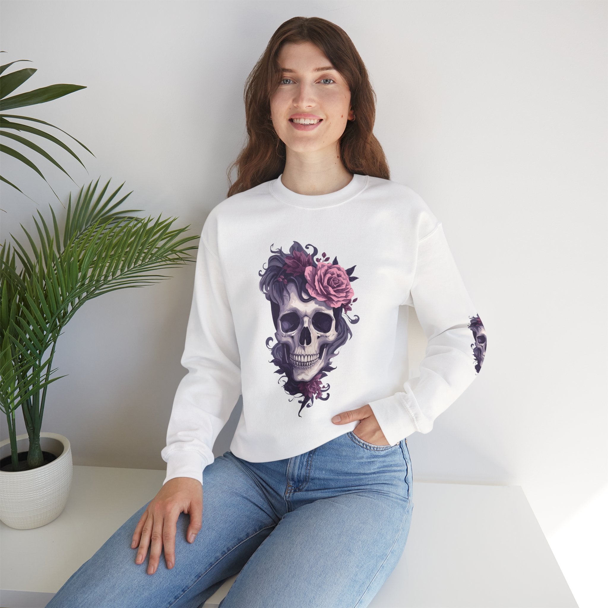 Skull Rose Sweatshirt